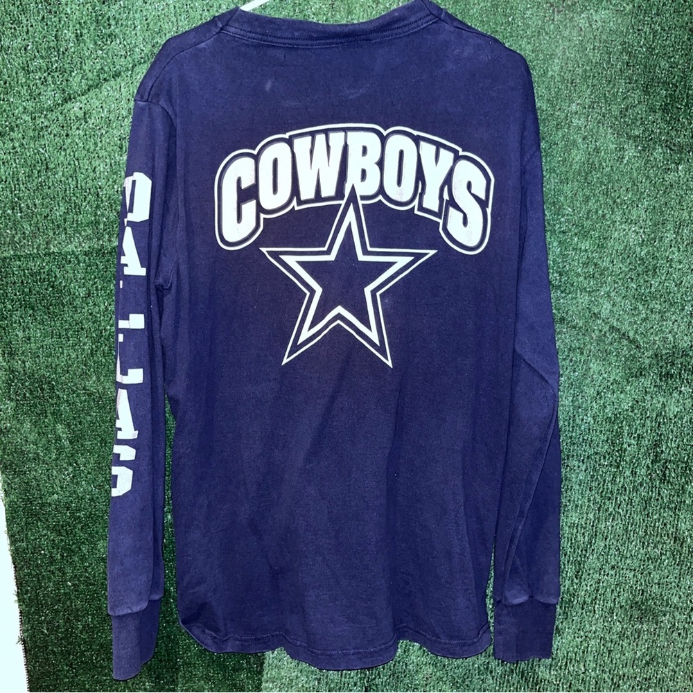 Vintage Y2K Dallas Cowboys Pro Player Longsleeve Shirt L NFL Texas
